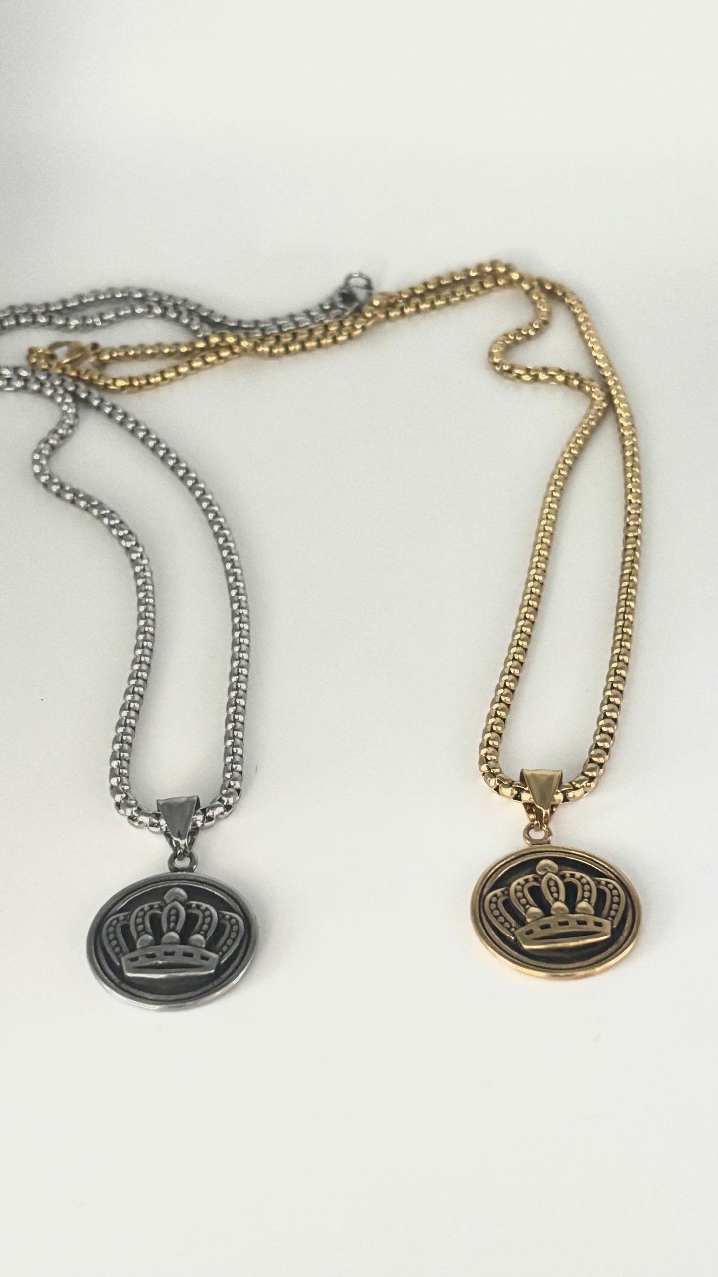 Silver & gold necklace