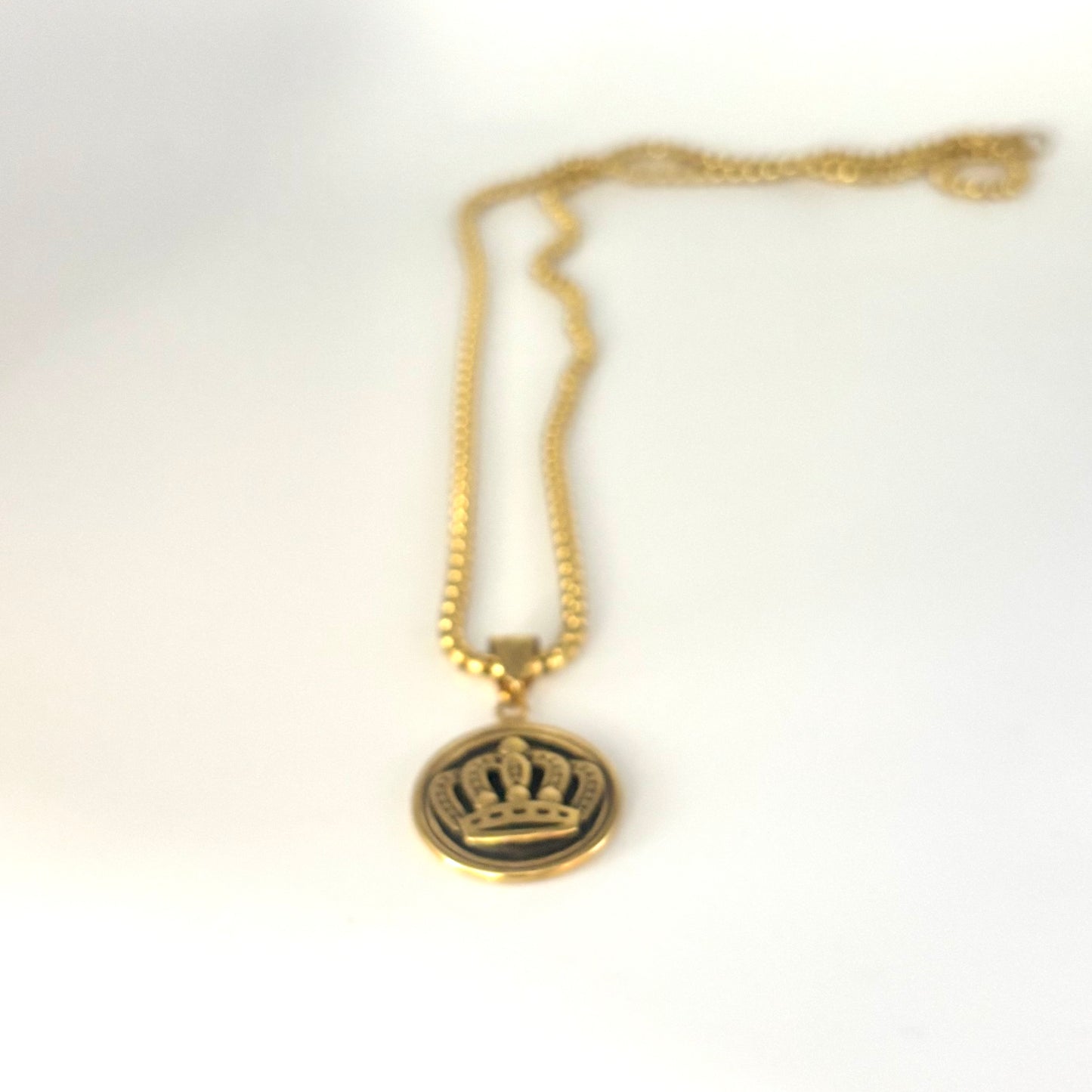 Silver & gold necklace